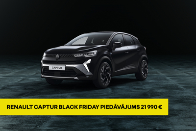 Black Friday piedāvājums – Renault Captur tikai par 21 990 €!