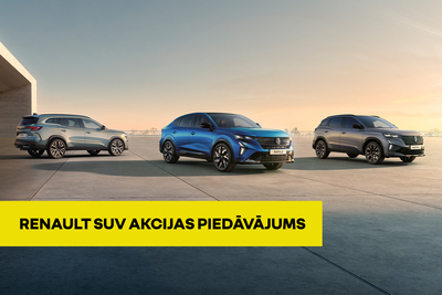 Renault SUV akcijas piedāvājums