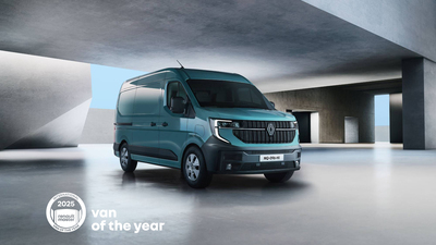 “Renault Master” atzīts par 2025. gada furgonu!