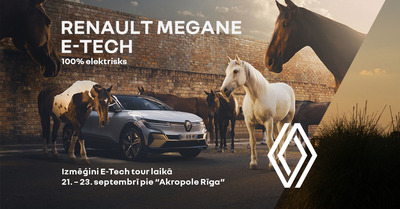 RENAULT E-TECH TOUR 2023: JAUNĀKO HIBRĪDA UN ELEKTRISKO MODEĻU PREZENTĀCIJA